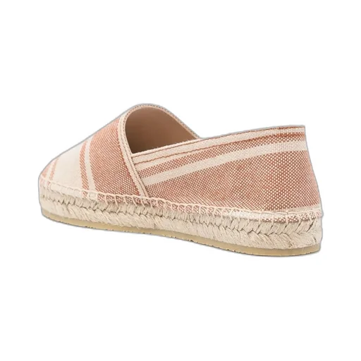Logo Patch Striped Espadrilles