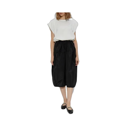 Panelled Crewneck Sleeveless Dress