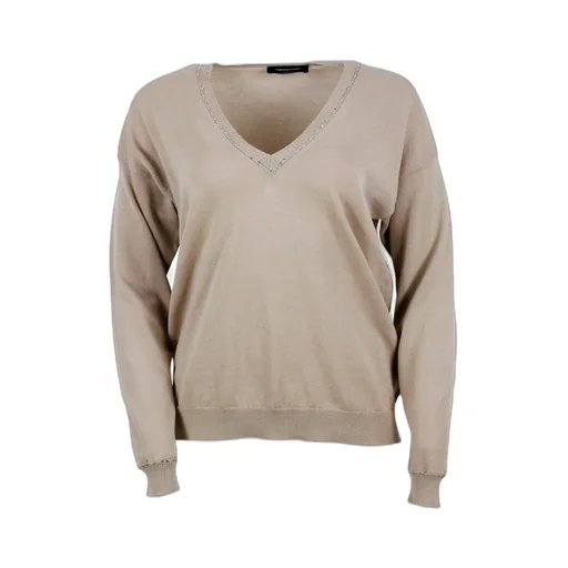V-Neck Knitted Jumper
