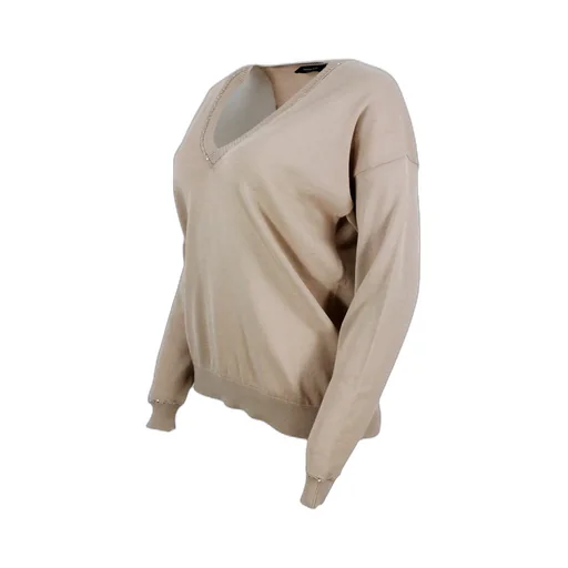 V-Neck Knitted Jumper