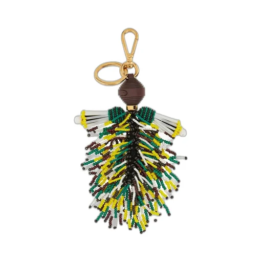 Bead Embellished Keychain
