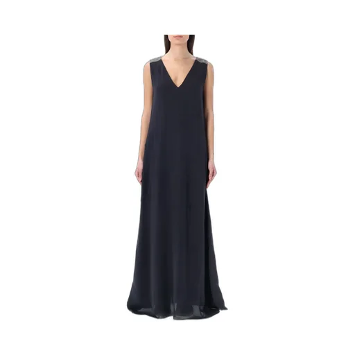 V-Neck Sleeveless Dress