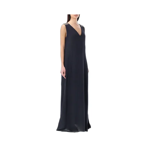 V-Neck Sleeveless Dress