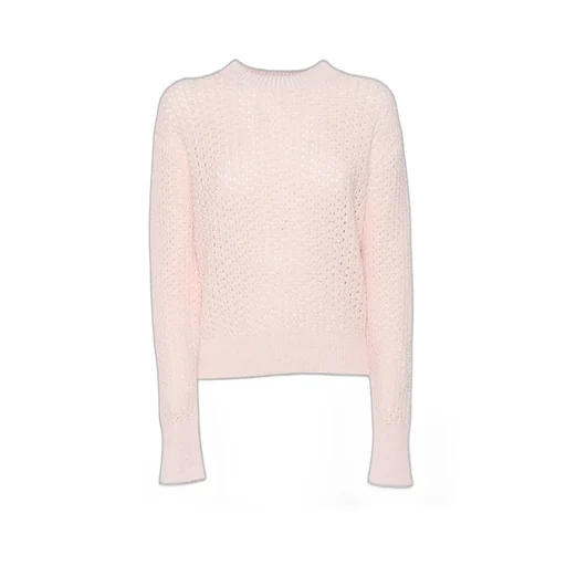 Open-Knit Crewneck Jumper