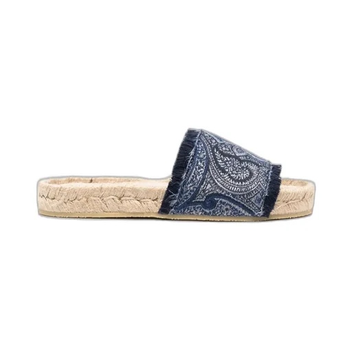 Frayed Edge Slip-On Slides