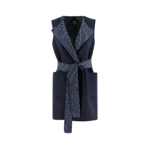 Paisley Jacquard Long Waistcoat