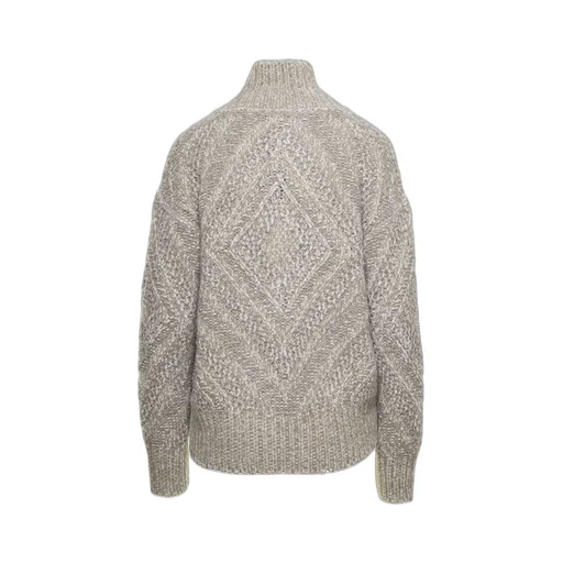Long-Sleeved Zip-Up Cardigan