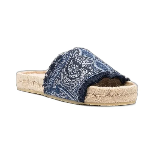 Frayed Edge Slip-On Slides