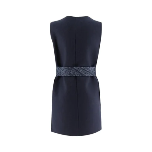 Paisley Jacquard Long Waistcoat