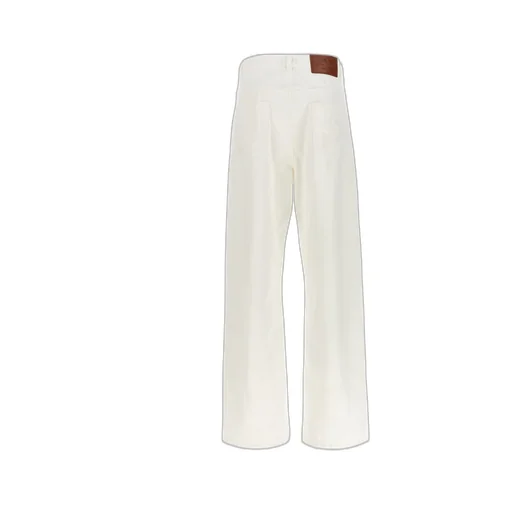 Pegaso-Embroidered Low-Waisted Jeans