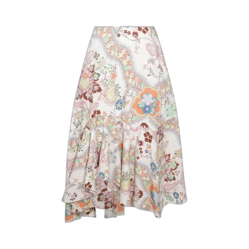 Paisley Printed Midi Skirt