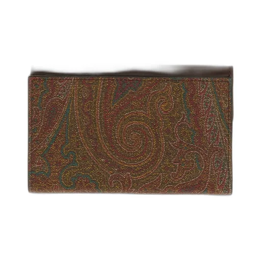 Paisley-Printed Wallet