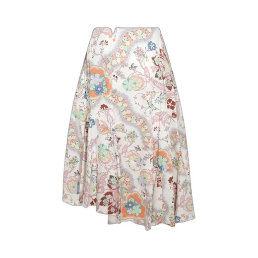 Paisley Printed Midi Skirt