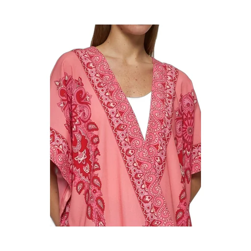 Kesa Tonal Placed Printed Robe