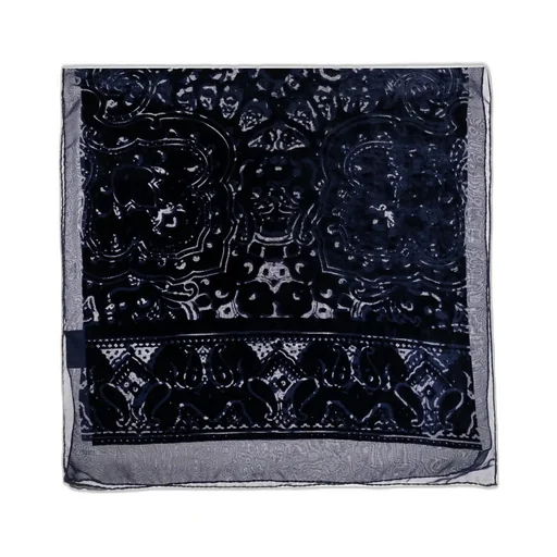 Patterned Velvet Scarf