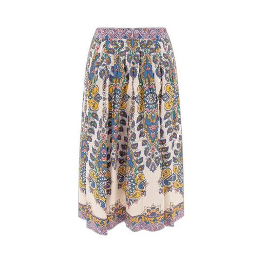 Paisley Printed Midi Skirt
