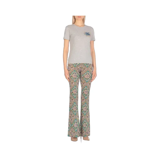 Pegaso Embroidered Crewneck T-Shirt