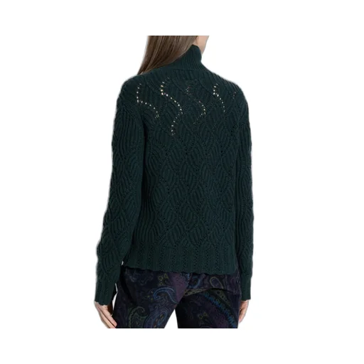 Long Sleeved Turtleneck Knitted Jumper