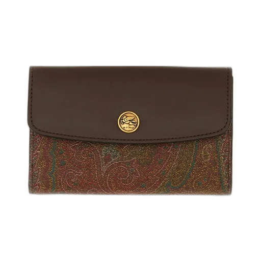 Paisley-Printed Wallet