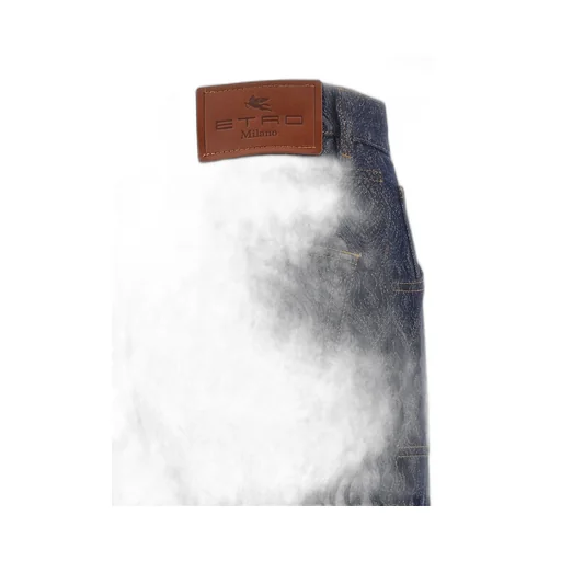 Jacquard Flared Jeans