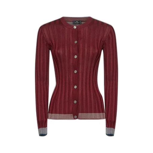 Pegaso Buttoned Ribbed Cardigan