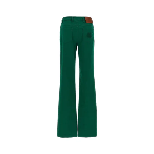 Logo Patch Straight-Leg Trousers