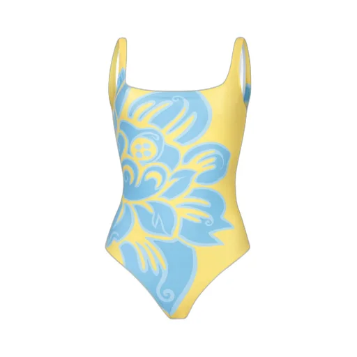 Floral Printed One-Piece Swimsuit