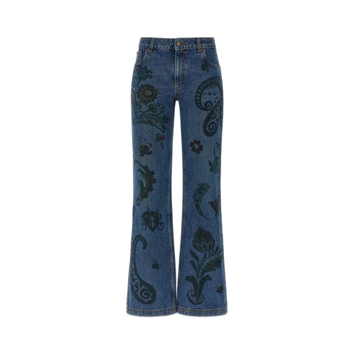 Paisley Print Jeans