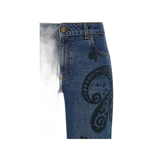 Paisley Print Jeans