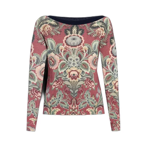 Floral Printed Knitted Jumper