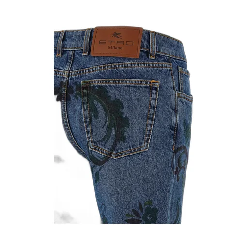 Paisley Print Jeans