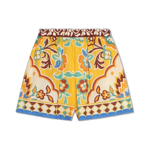 Paisley Patterned Shorts