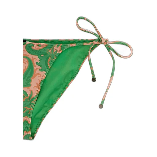 Pattern-Printed Two-Piece Swimsuit