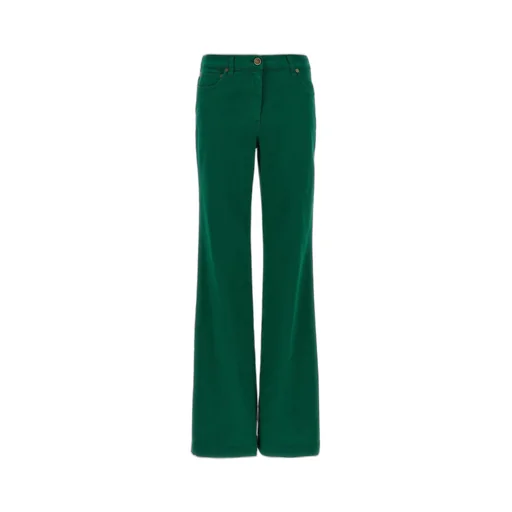 Logo Patch Straight-Leg Trousers