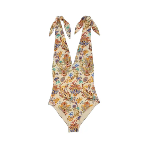 Paisley Printed One-Piece Swimsuit