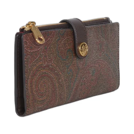 Paisley Zip-Up Wallet