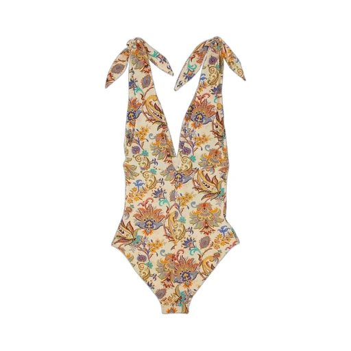 Paisley Printed One-Piece Swimsuit
