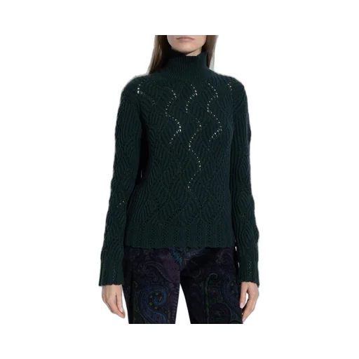 Long Sleeved Turtleneck Knitted Jumper