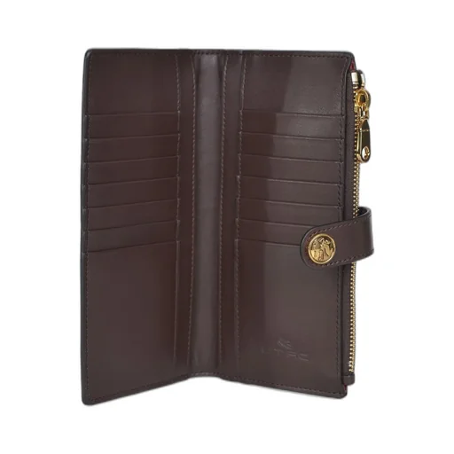 Paisley Zip-Up Wallet