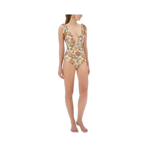 Paisley Printed One-Piece Swimsuit