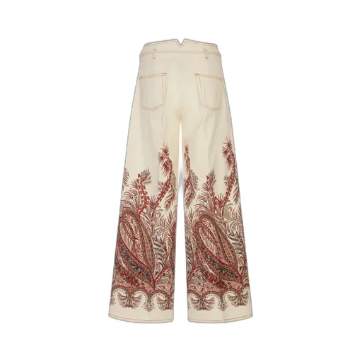 Paisley Printed Jeans