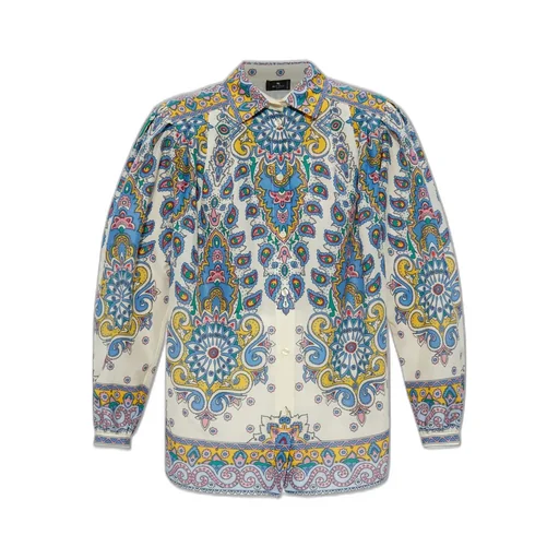 Wide Printed Shirt