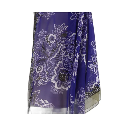 Floral-Printed Kimono