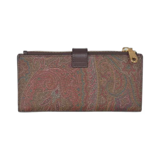 Paisley Zip-Up Wallet