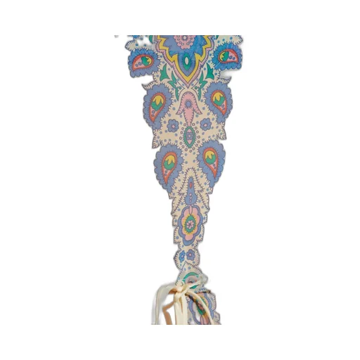 Paisley Printed Satin Caftan