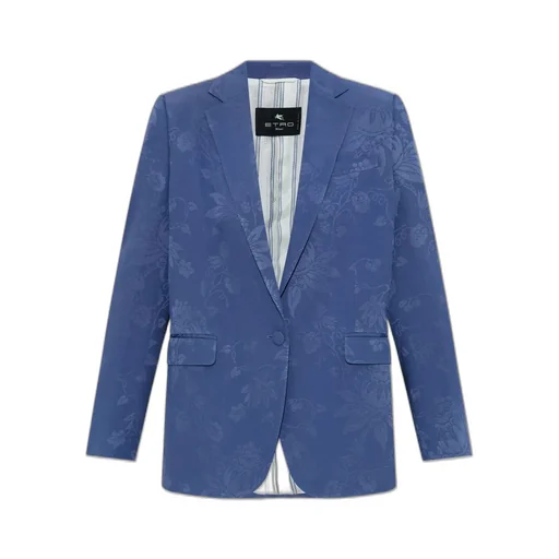 Floral Jacquard Jacket