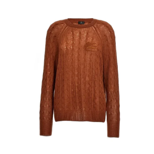 Pegaso Embroidered Crewneck Knitted Jumper