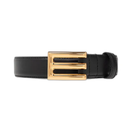 Logo Buckled Belt