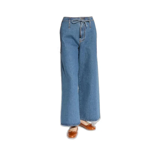 Belt Detailed Culotte Jeans