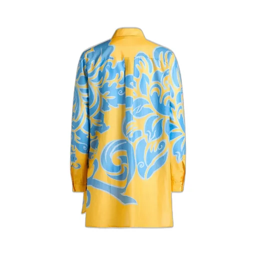 Paisley Printed Long-Sleeved Shirt